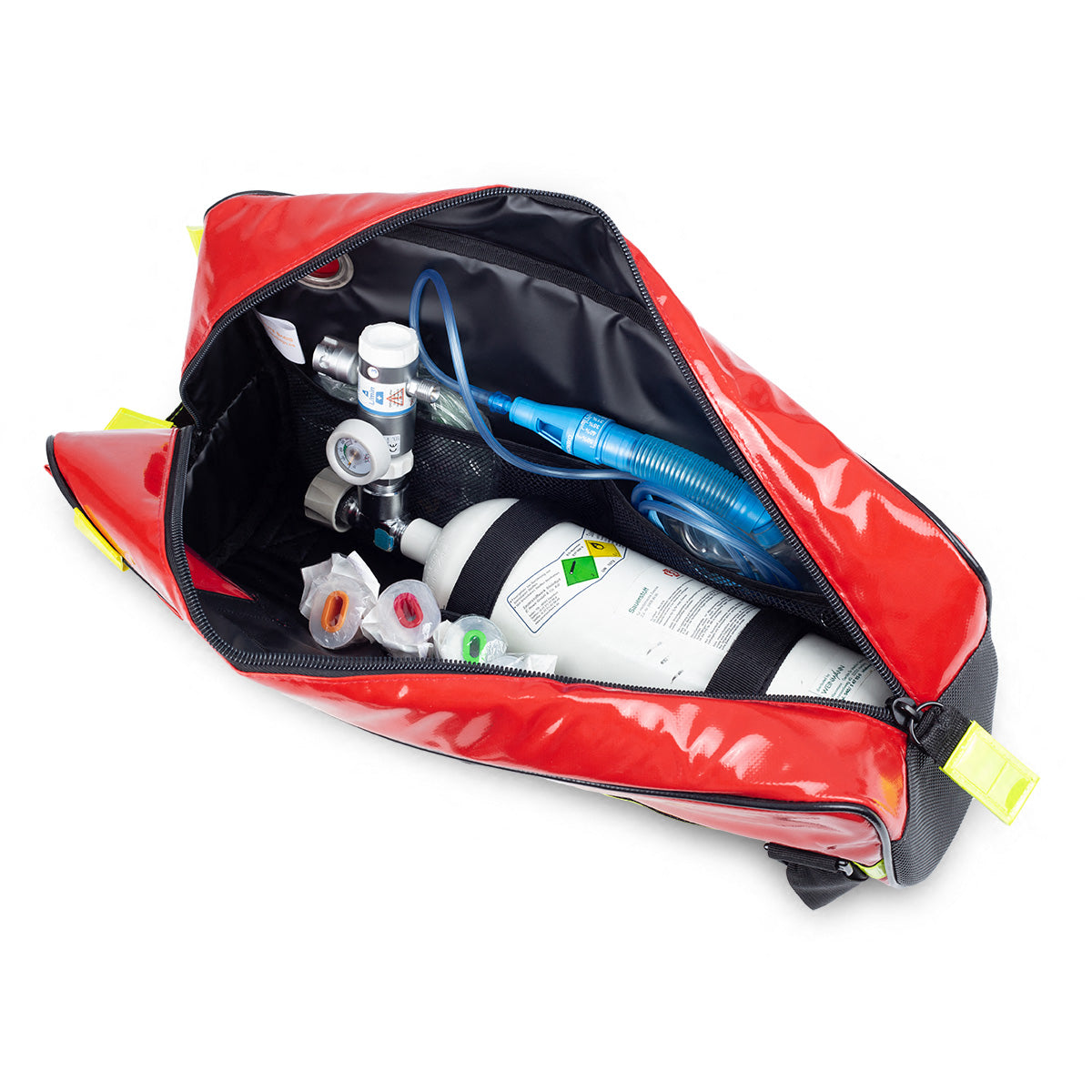 MINI TUBE's Small Oxygen Carrier Bag - Red Tarpaulin
