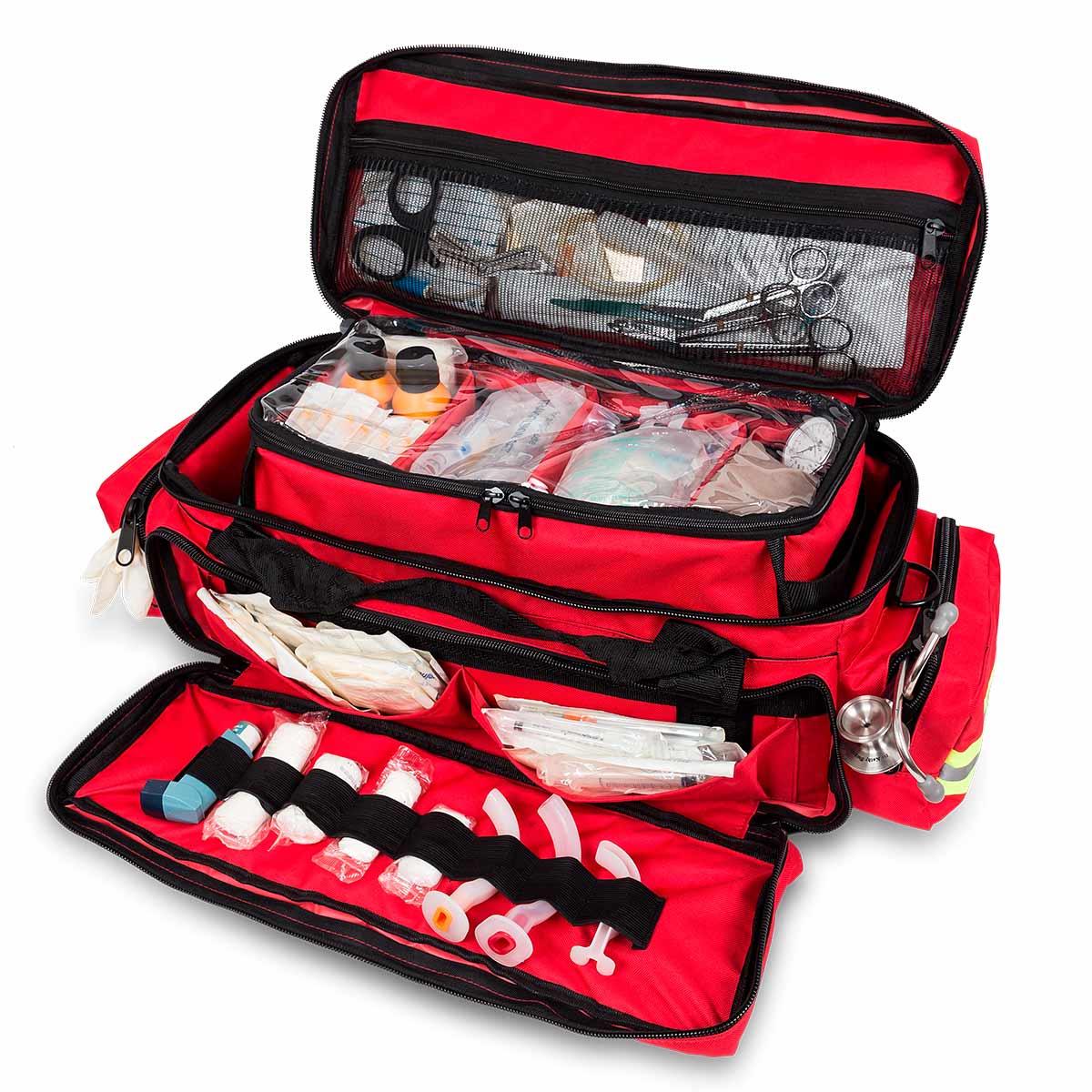 Elite Oxygen Therapy Emergency Bag - Red