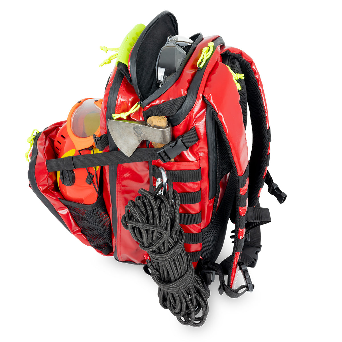 Helmet Carrier Backpack - Red