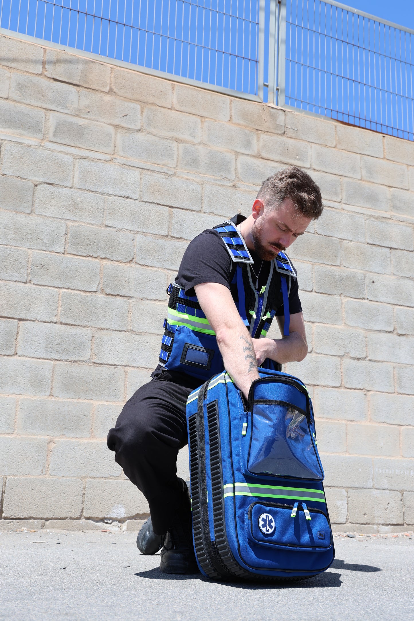 EMERAIR'S Advanced Life Support Emergency Briefcase (ALS) - Blue