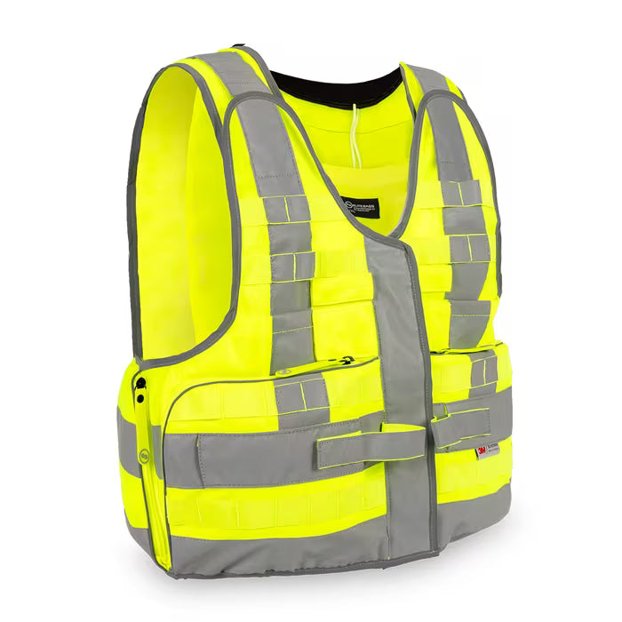 High-visibility technical vest with 3M™ reflective strips