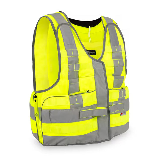 High-visibility technical vest with 3M™ reflective strips