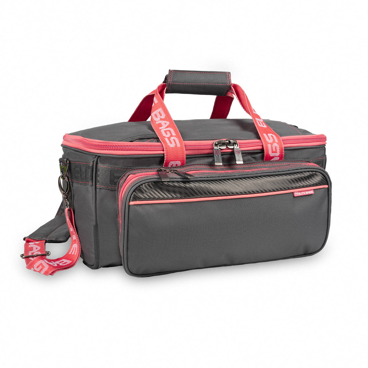 GP's Light medical bag – Grey and Salmon pink