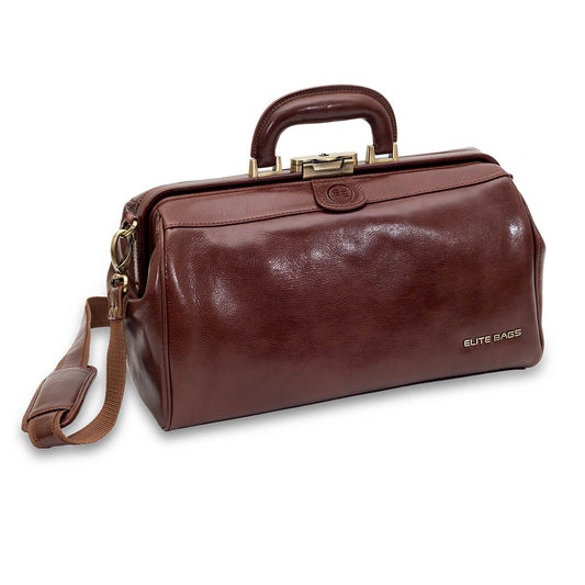 Elite Traditional Medical Bag - Brown Leather - Clearance