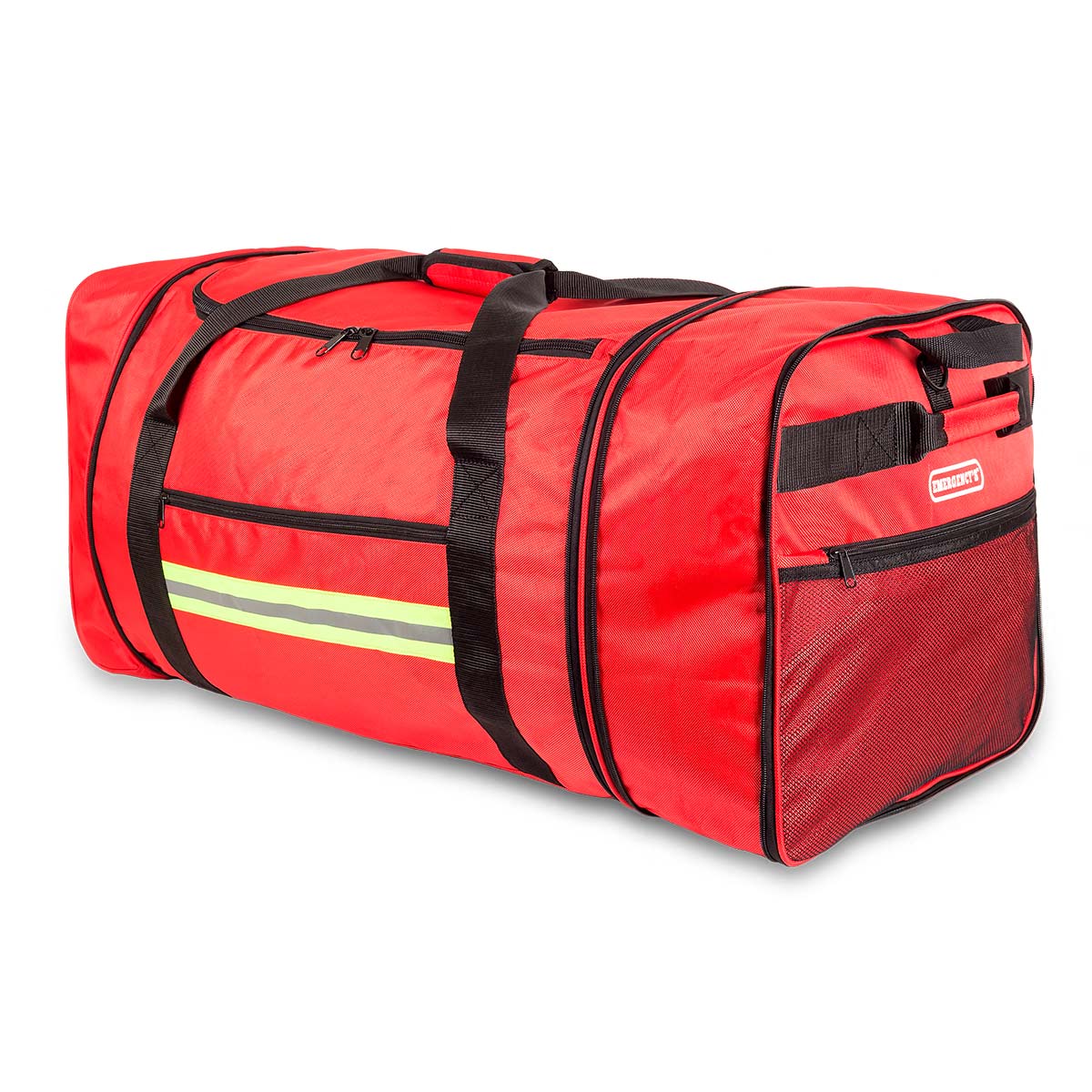 Firefighter Bag - PPE Hose Pack Bag w/ Wheels - Red