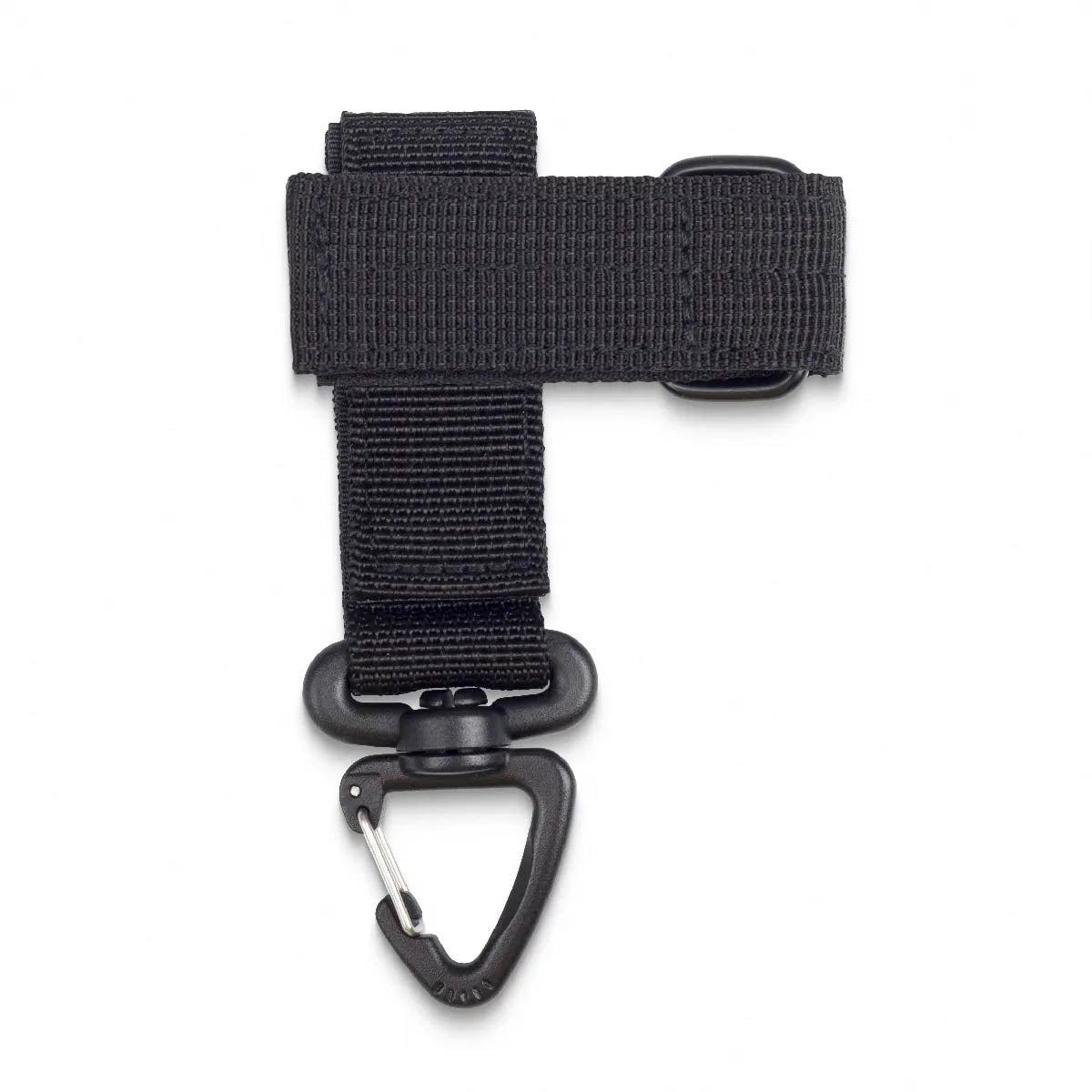 Glove Holder/Rope Accessory w/ Multi-Use Carabiner - Black Polyester - Elite Bags