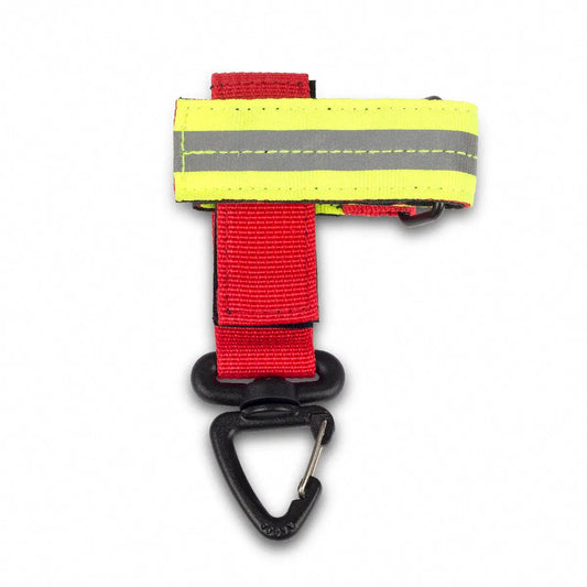 Glove Holder/Rope Accessory w/ Multi-Use Carabiner - Red Polyester - Elite Bags