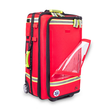 Emerair's Trolley Emergency Respiratory Bag - Red Polyamide