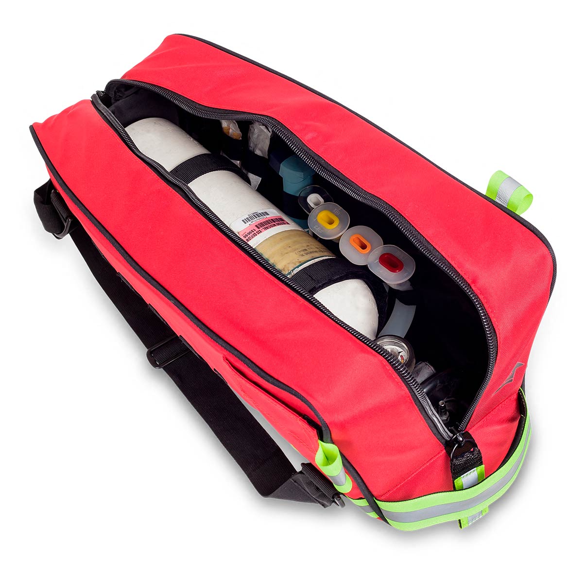 MINI TUBE's Small Oxygen Carrier Bag - Red Polyester
