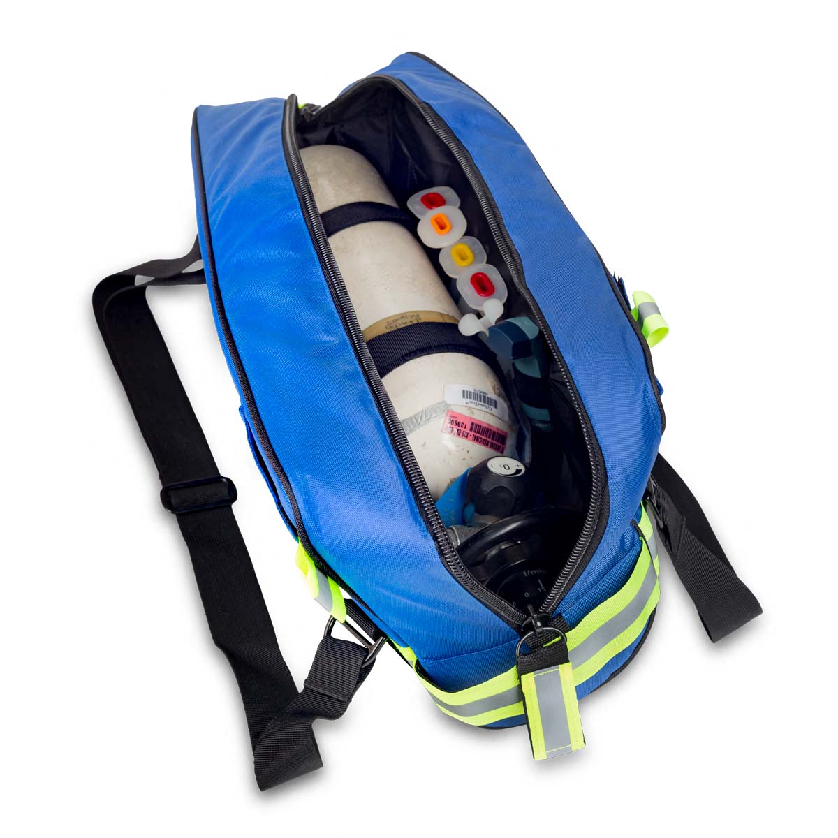 MINI TUBE's Small Oxygen Carrier Bag - Blue Polyester