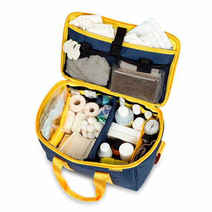 Multipurpose First Aid Bag - Blue/Yellow - Polyester
