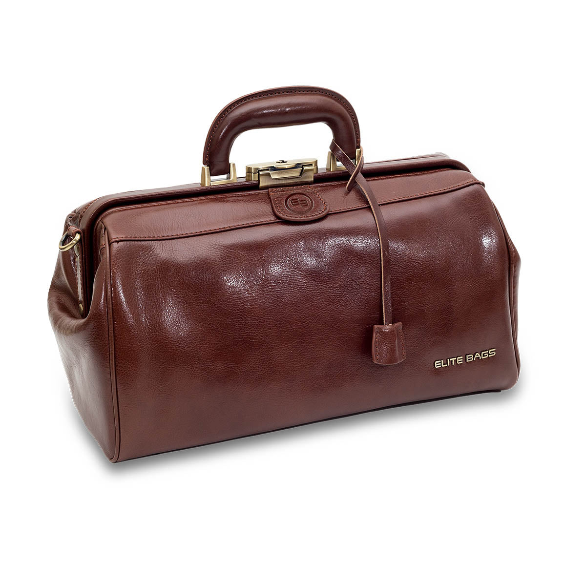 Elite Traditional Medical Bag - Brown Leather - Clearance