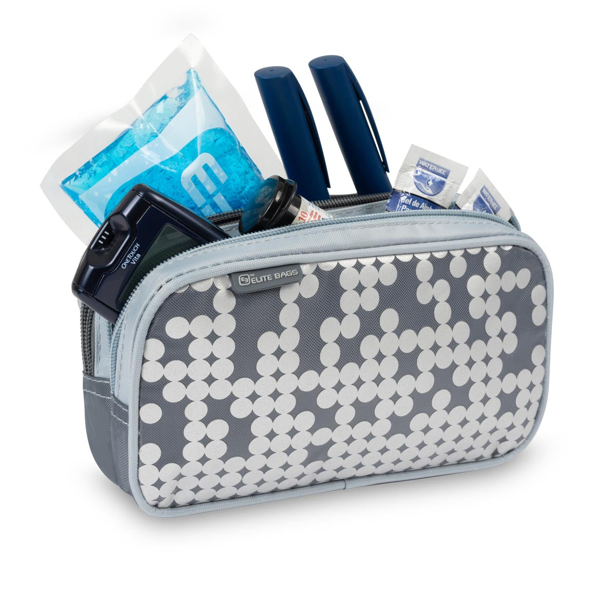 Dia's Cool Designs Diabetes Bag - Silver