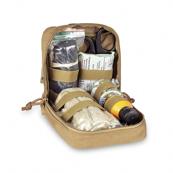 IFAK Basic Individual First Aid Kit Pack - Coyote Brown Polyamide - Elite Bags