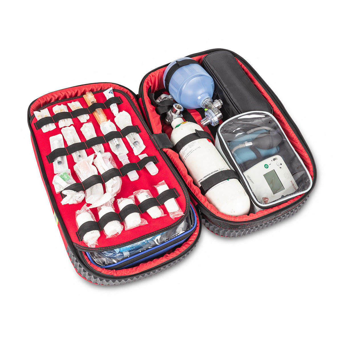 EMERAIR'S Advanced Life Support Emergency Briefcase (ALS) - Red