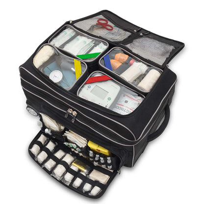 Sports Therapy Trolley - Black - Polyester