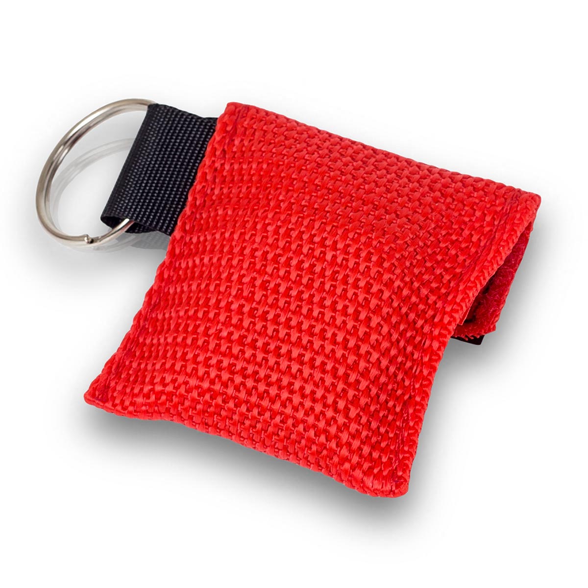 Key Ring CPR Mask Bag - Red