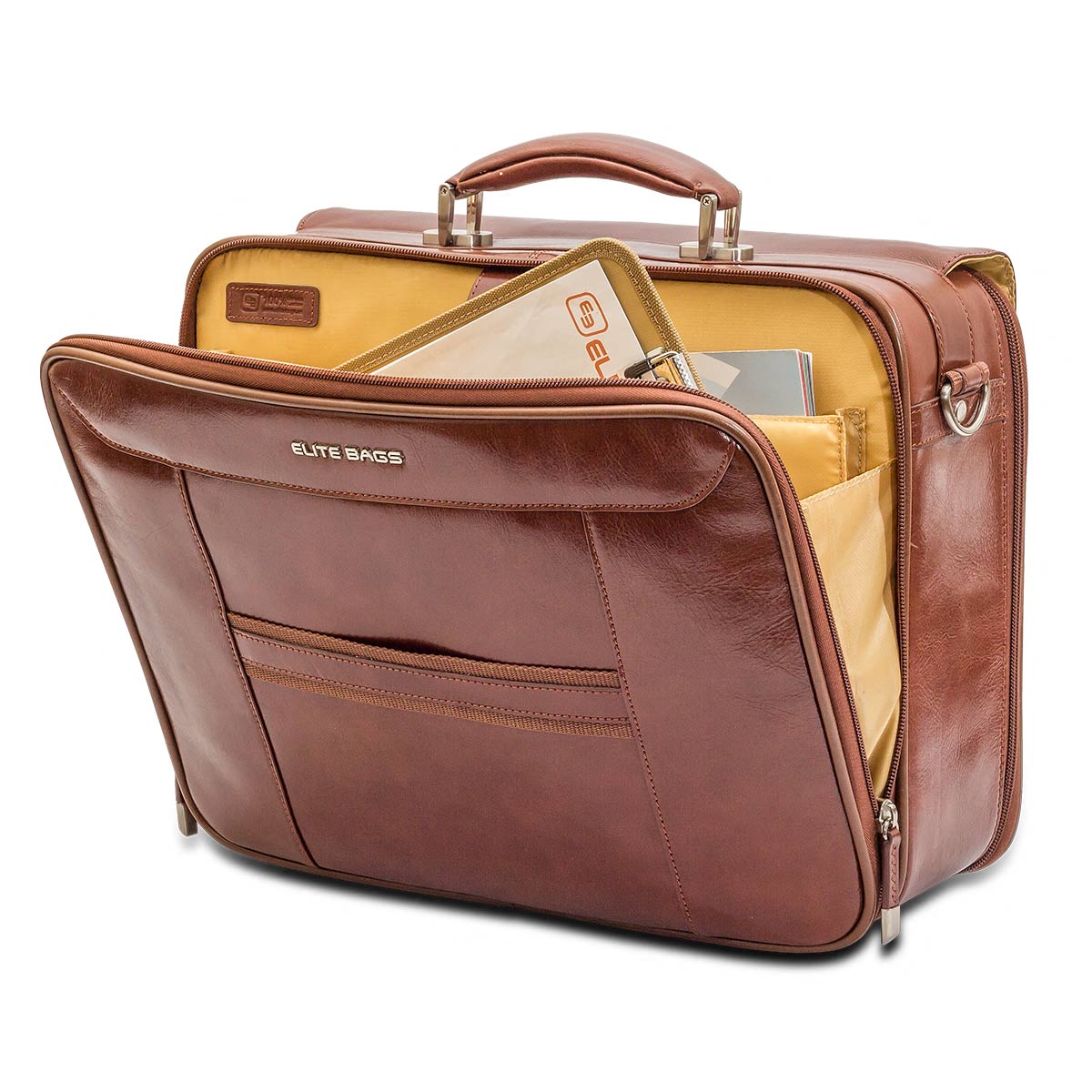 Elite Doctor’s Medical Bag – Brown Leather