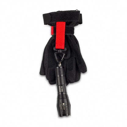 Glove Holder/Rope Accessory w/ Multi-Use Carabiner - Red Polyester - Elite Bags