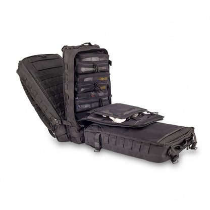Compact Modular Tactical Backpack Black - Polyester