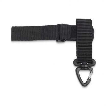 Glove Holder/Rope Accessory w/ Multi-Use Carabiner - Black Polyester - Elite Bags