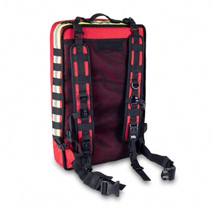 Compact Modular Tactical Backpack Red - Polyester