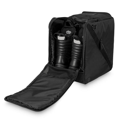 Secure Transport Bag for Boots and Helmet - Black