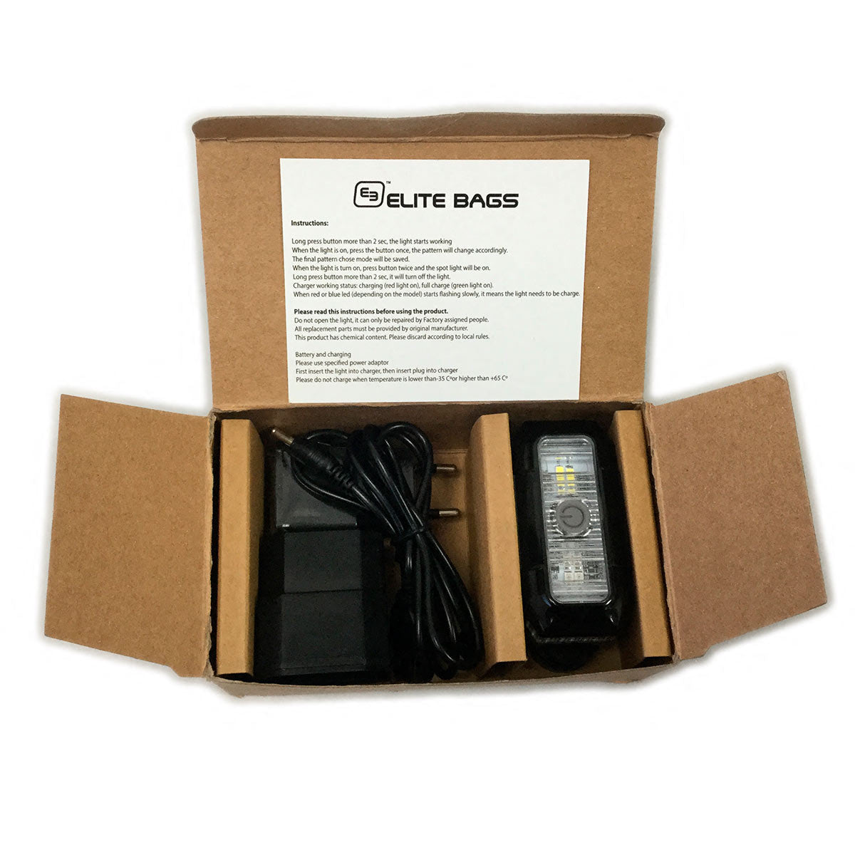 Blink's - Magnetic Glow In The Dark Flashlight - White & Red Light