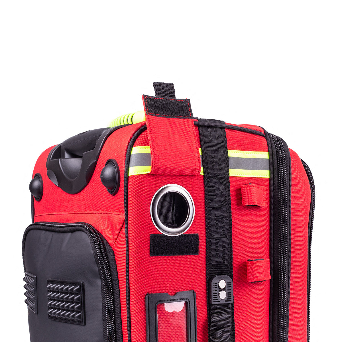 Emerair's Trolley Emergency Respiratory Bag - Red Polyamide