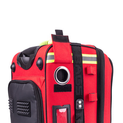 Emerair's Trolley Emergency Respiratory Bag - Red Polyamide
