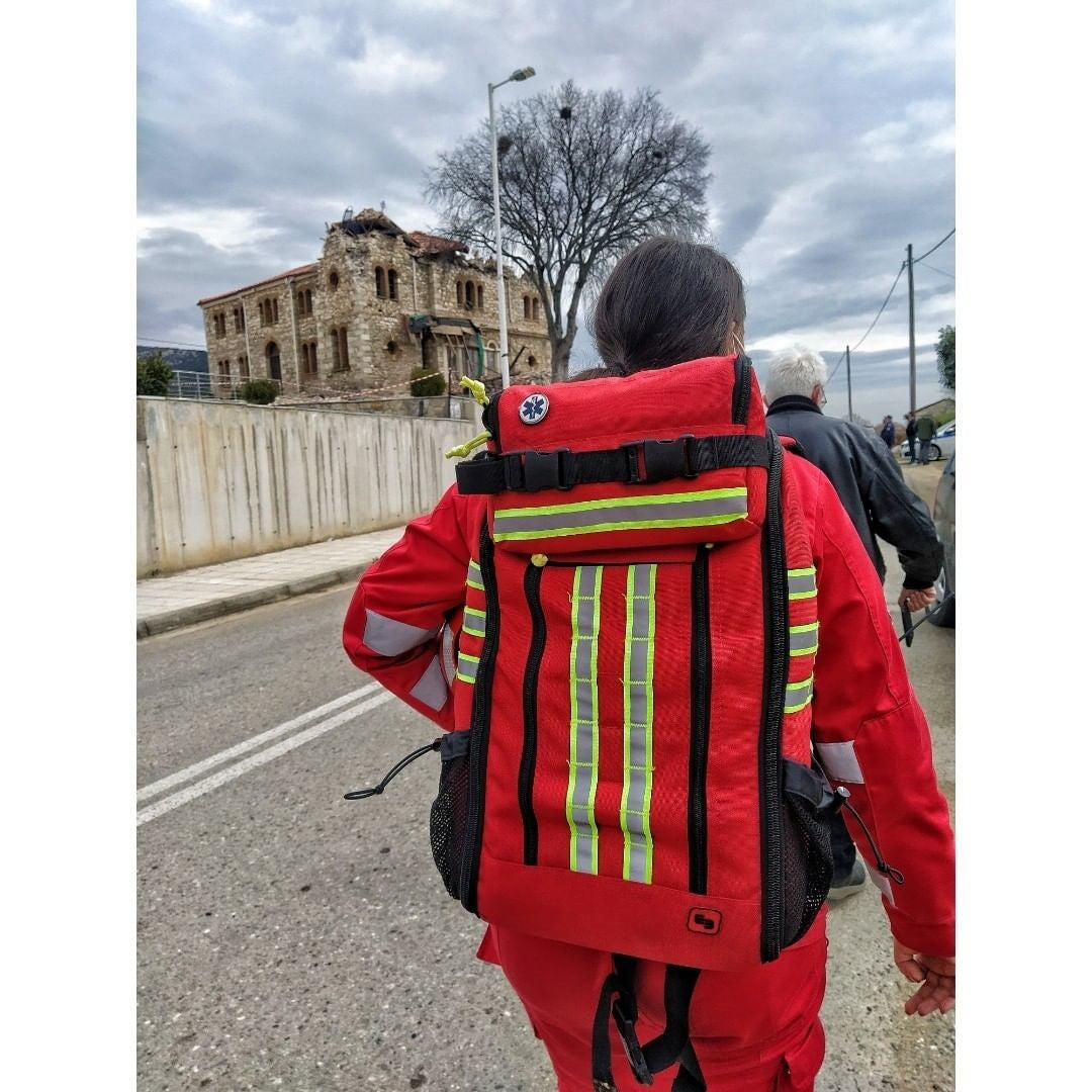 Quick Access BSL Backpack With Fast Opening System - Red