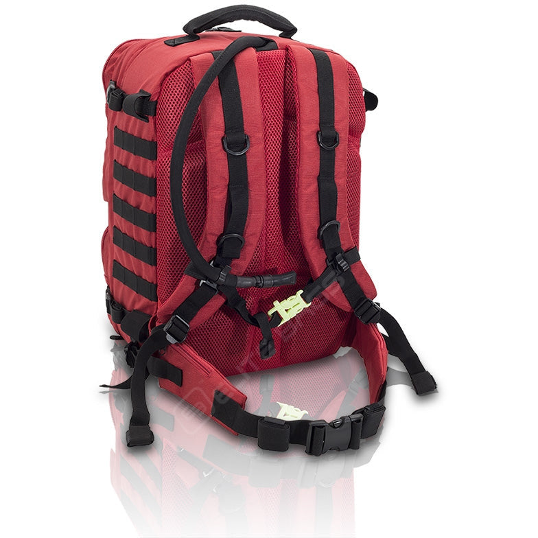 Elite Paramedic Rescue Backpack - Red - Elite Bags