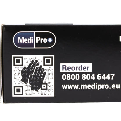 Black Nitrile Gloves - Box of 100 - Extra Large - MediPro