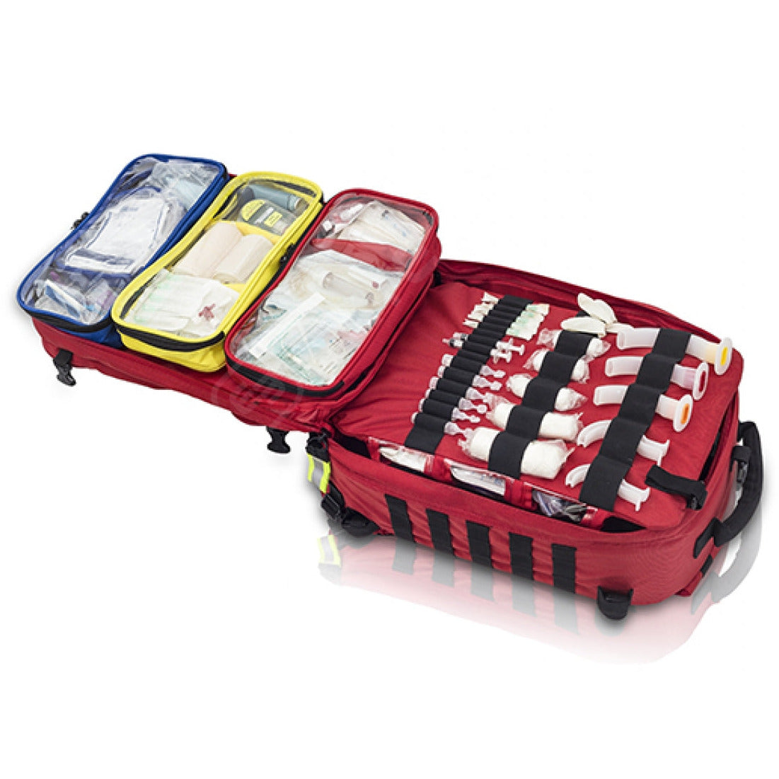 Elite Paramedic Rescue Backpack - Red - Elite Bags