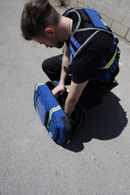 EMERAIR'S Advanced Life Support Emergency Briefcase (ALS) - Blue