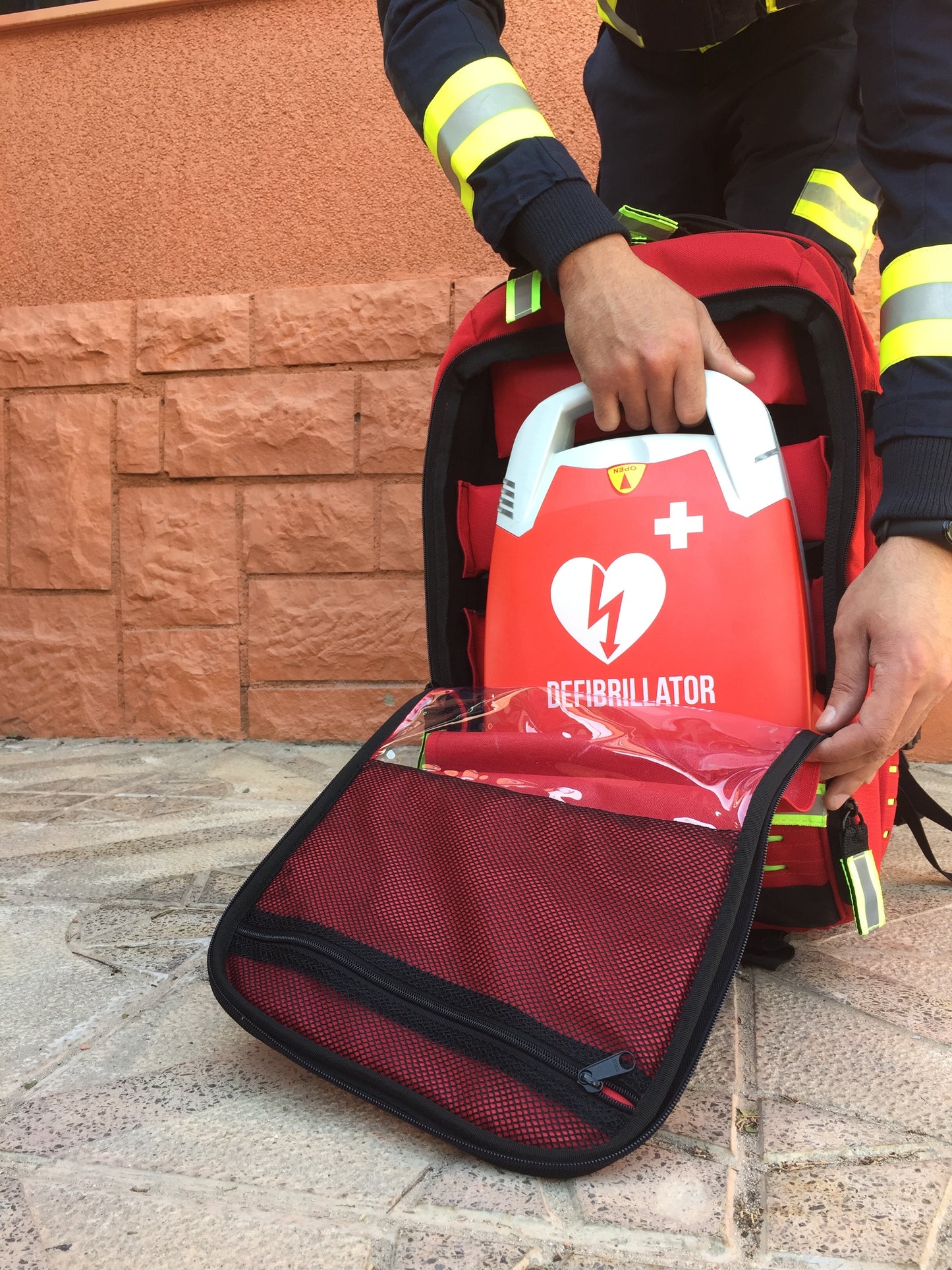 Robust's - Tactical Backpack with Adjustable Inner Layout - Red