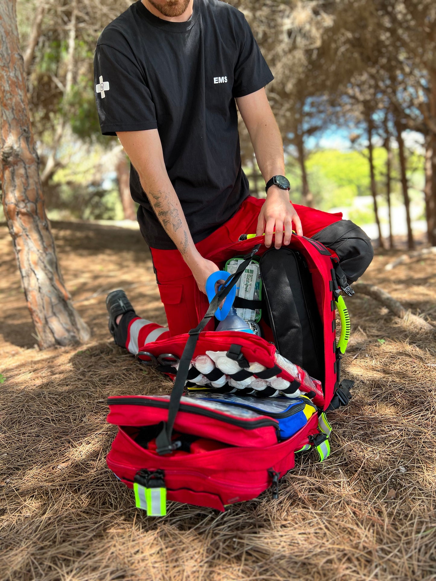 Elite Paramedic Rescue Backpack - Red - CLEARANCE