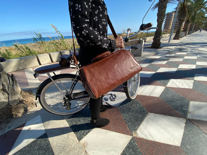 Elite Traditional Medical Bag - Brown Leather