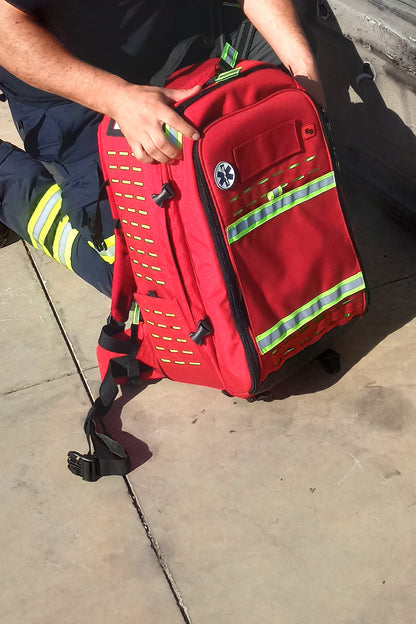 Robust's - Tactical Backpack with Adjustable Inner Layout - Red