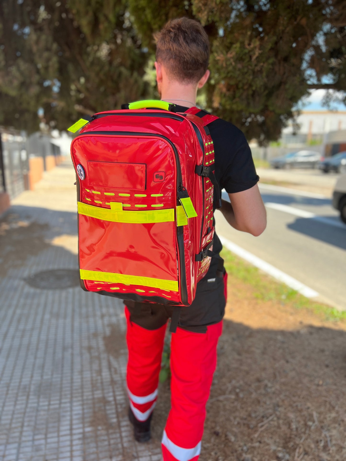 Robust's - Tactical Backpack with Adjustable Inner Layout - Red