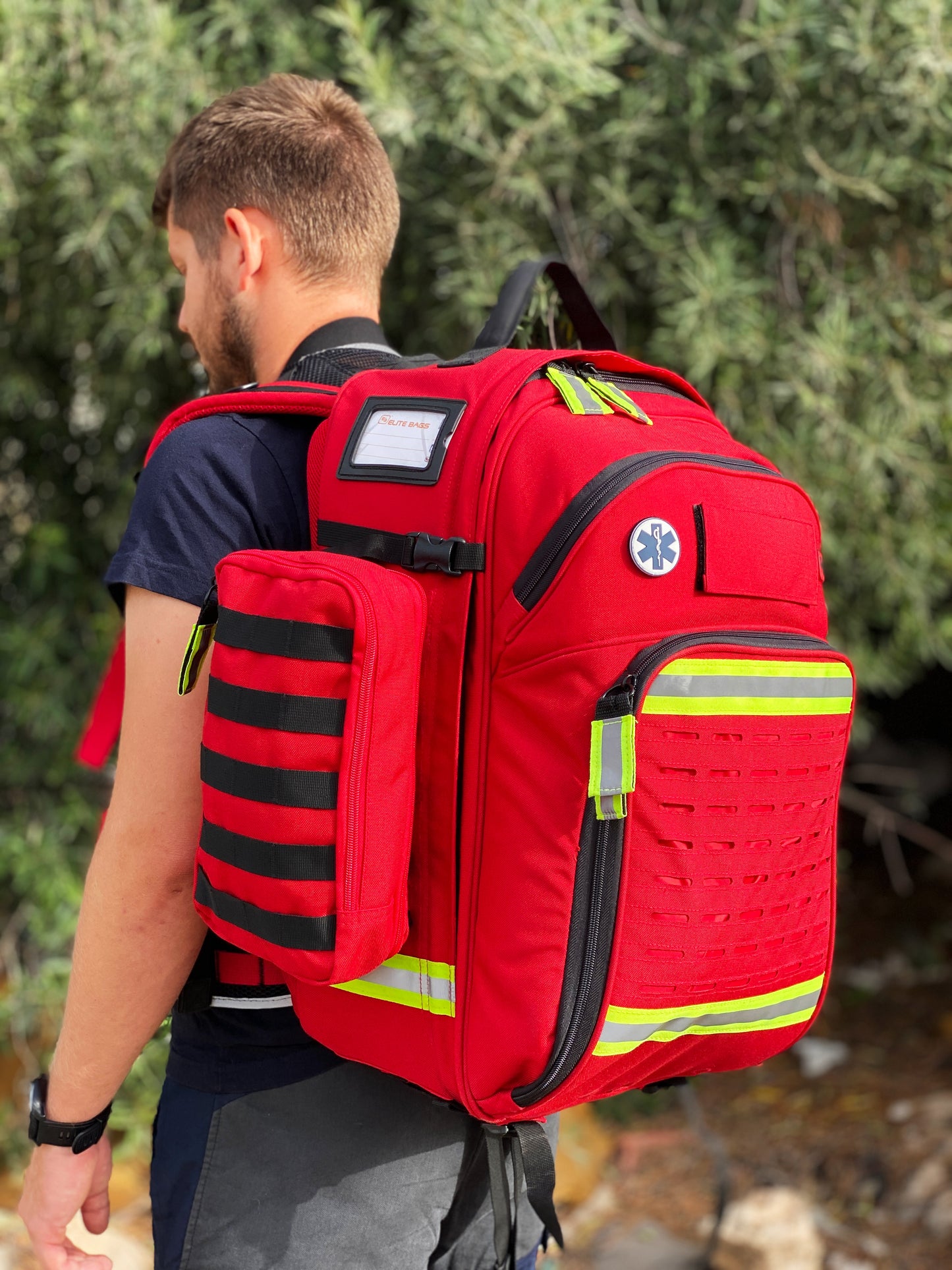 Paramed's - Big Sized Rescue and Tactical Backpack - Red