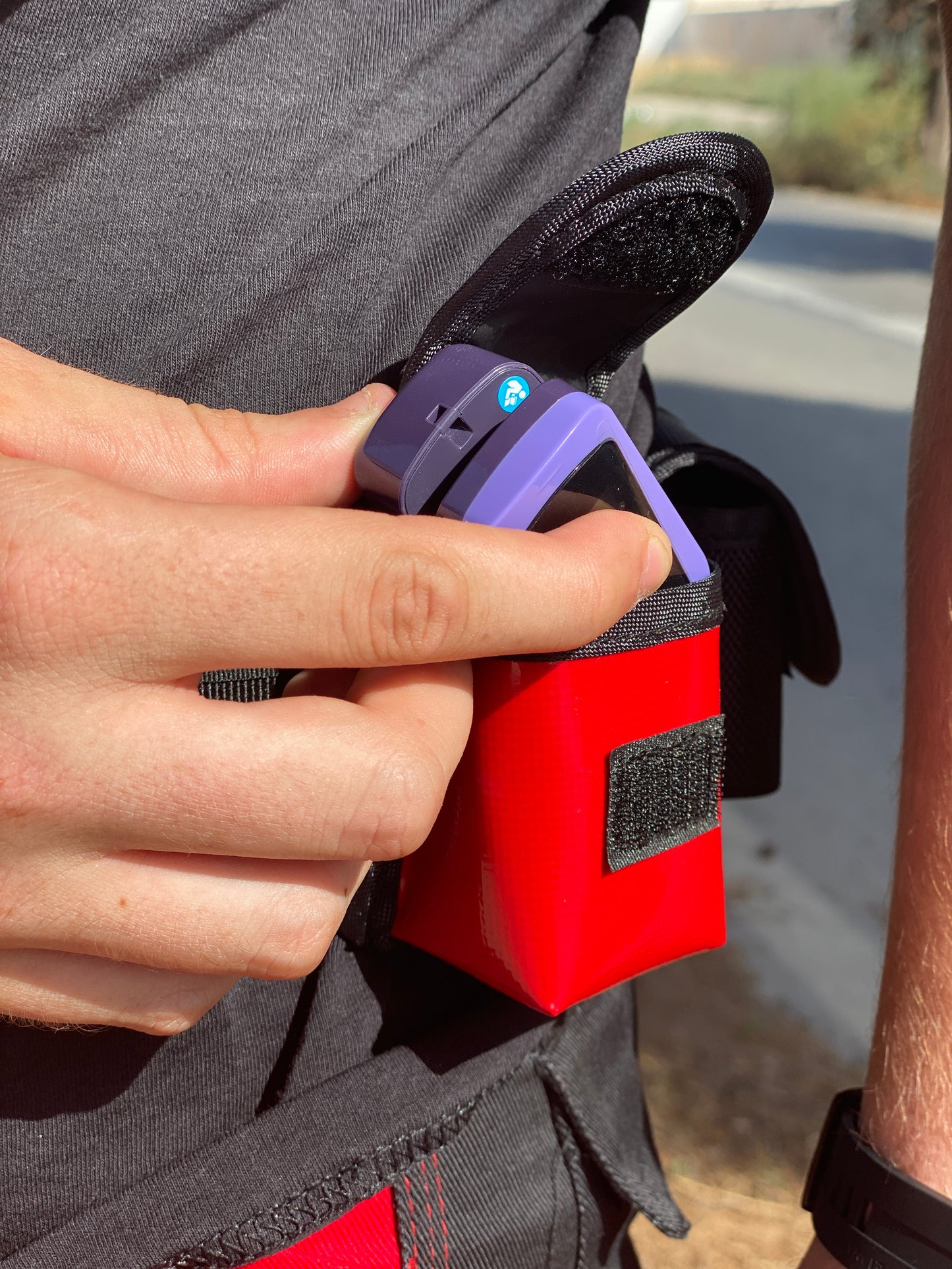 Case for Finger Pulse Oximeter - Red