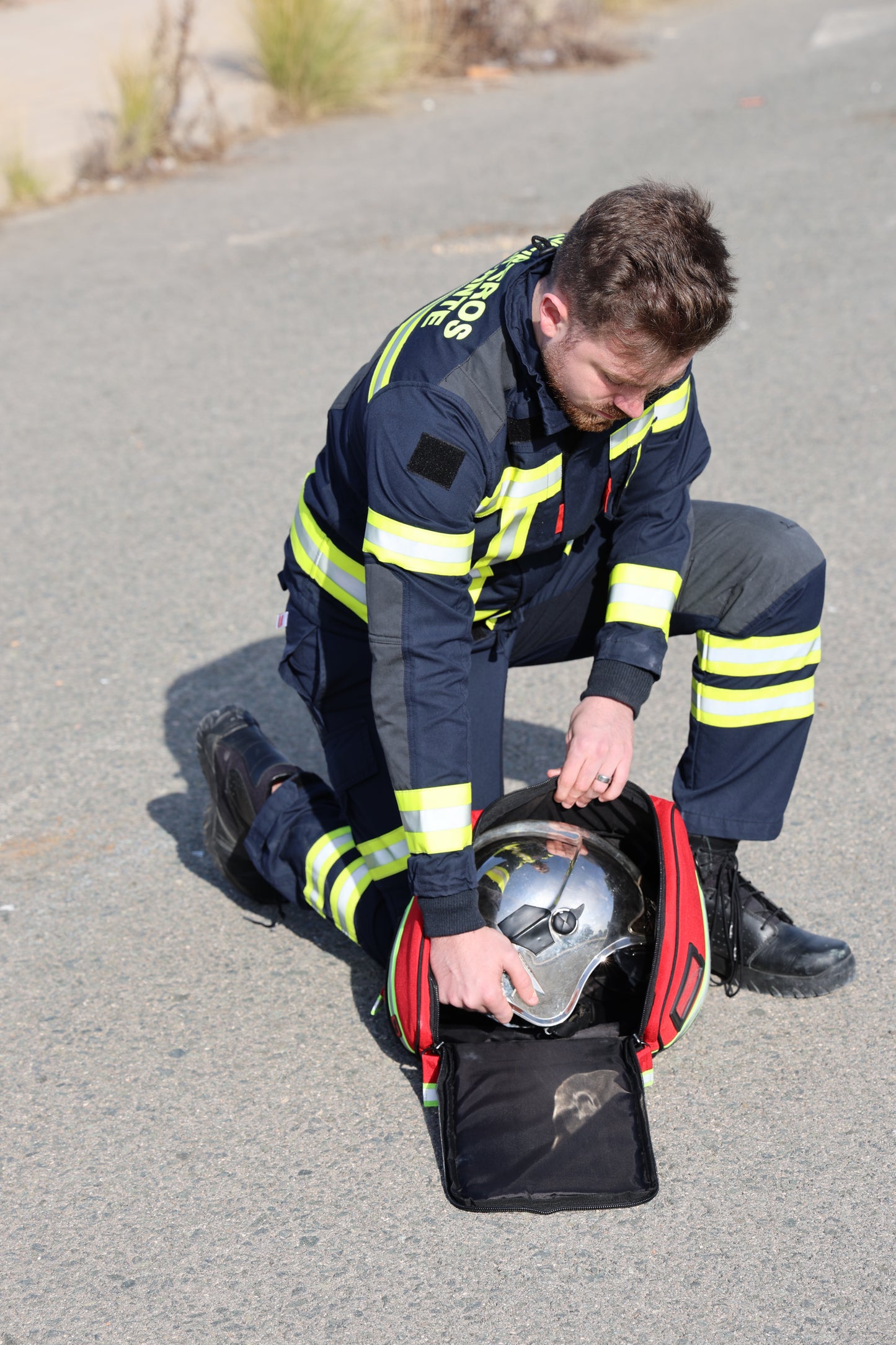 Helmet Protection Bag for Firefighters