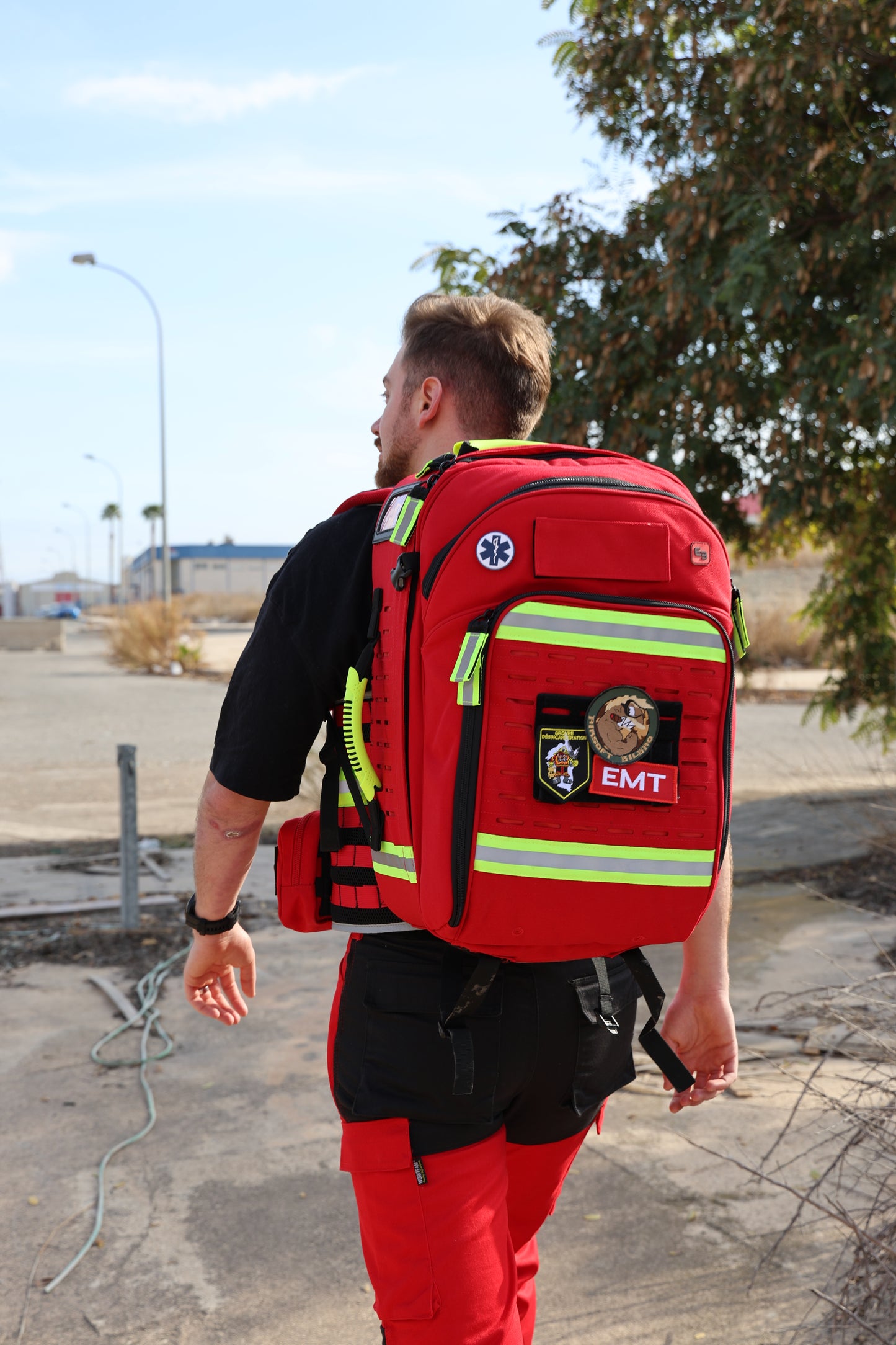 Paramed's - Big Sized Rescue and Tactical Backpack - Red