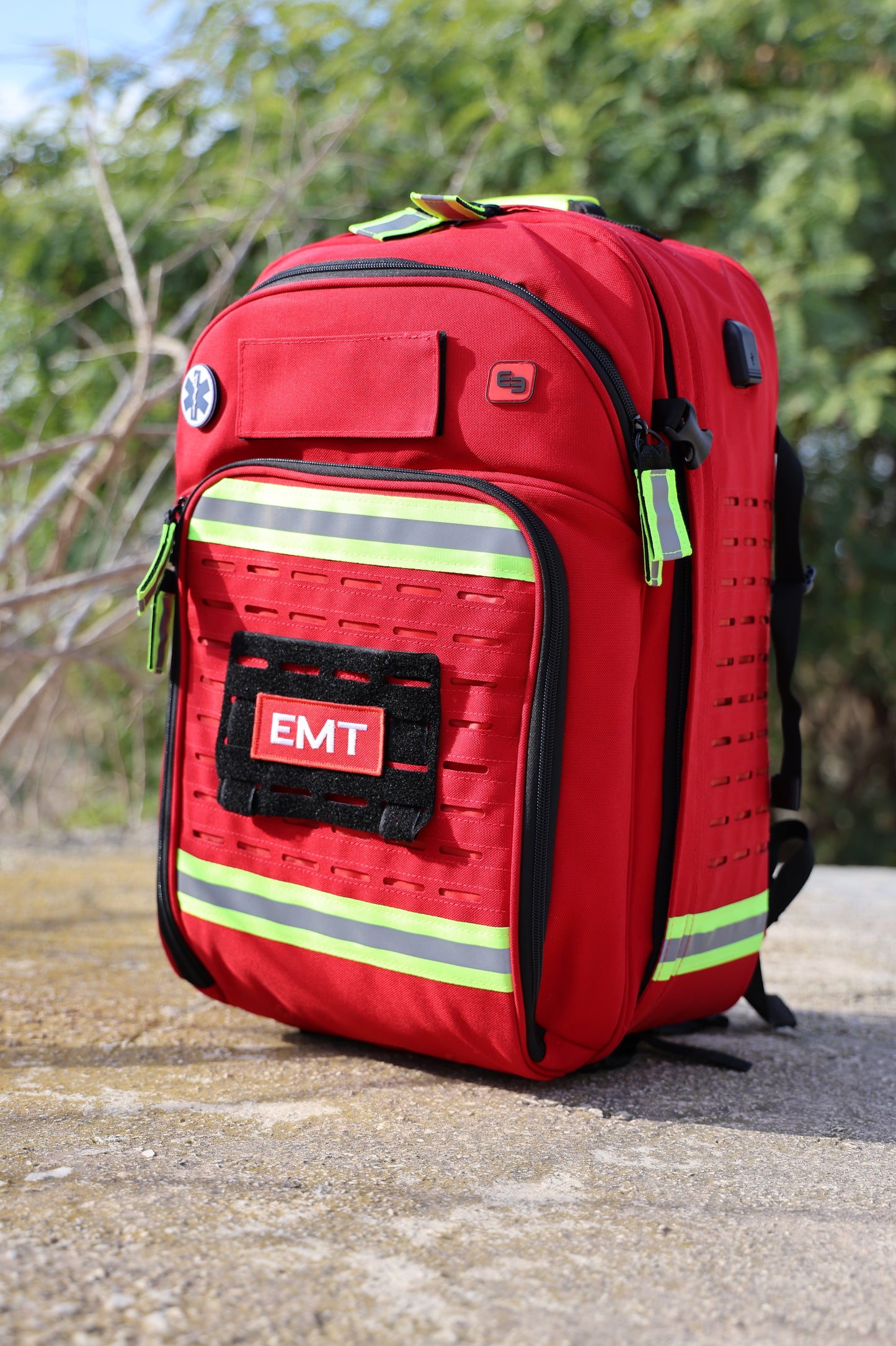 Paramed's - Big Sized Rescue and Tactical Backpack - Red