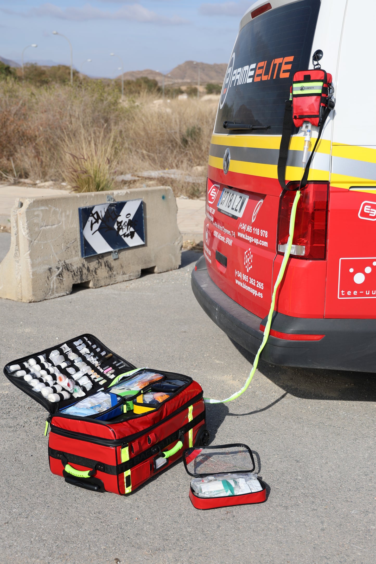 Elite Bags - EMERAIR'S TROLLEY Tarpaulin Respiratory Emergency Trolley