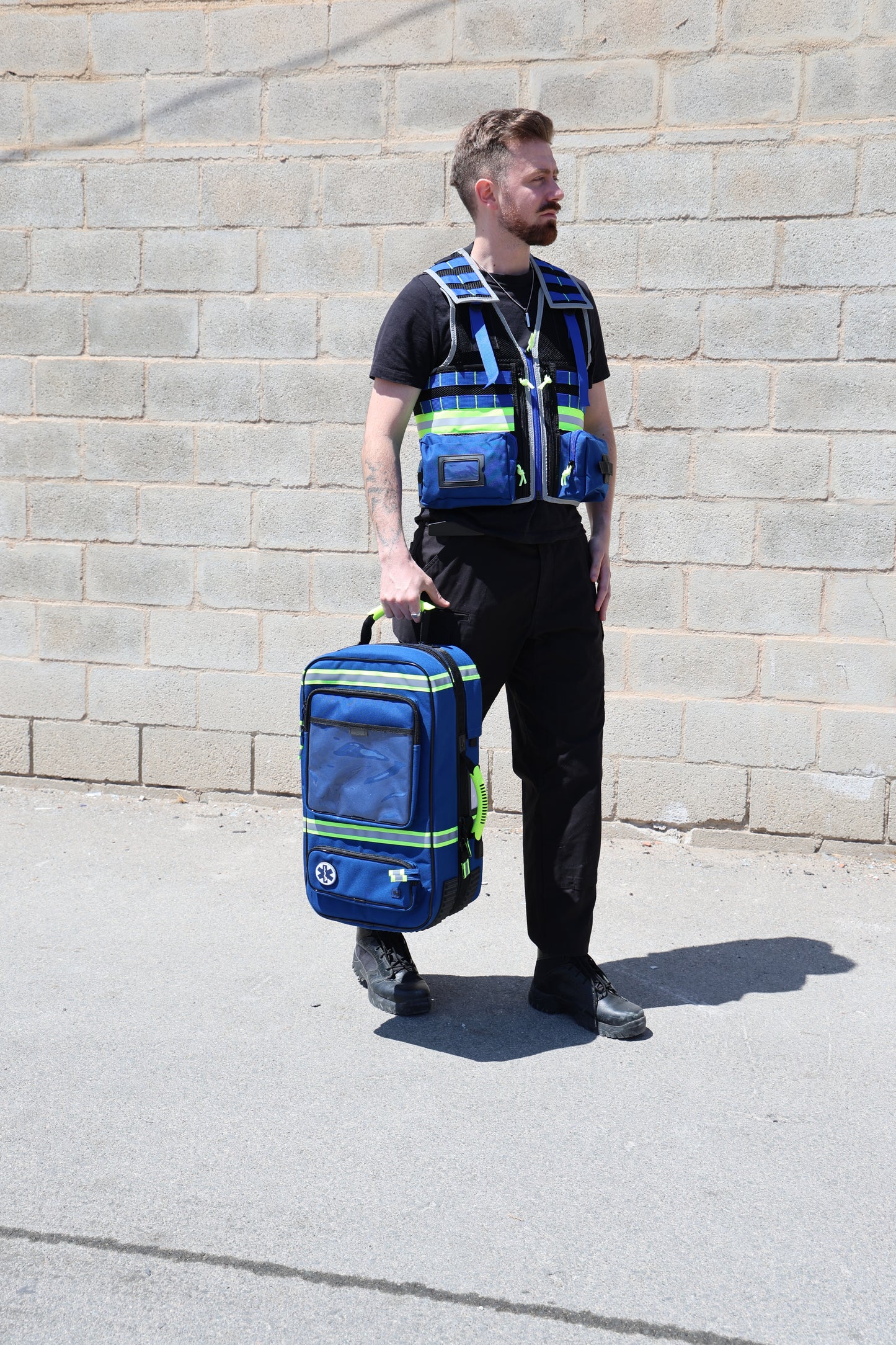 EMERAIR'S Advanced Life Support Emergency Briefcase (ALS) - Blue