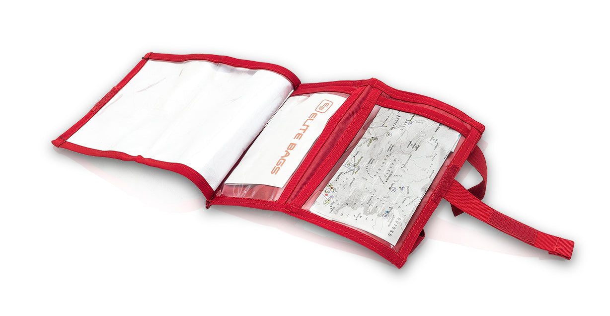 Elite Bags Maps Document Arm Pouch - Red