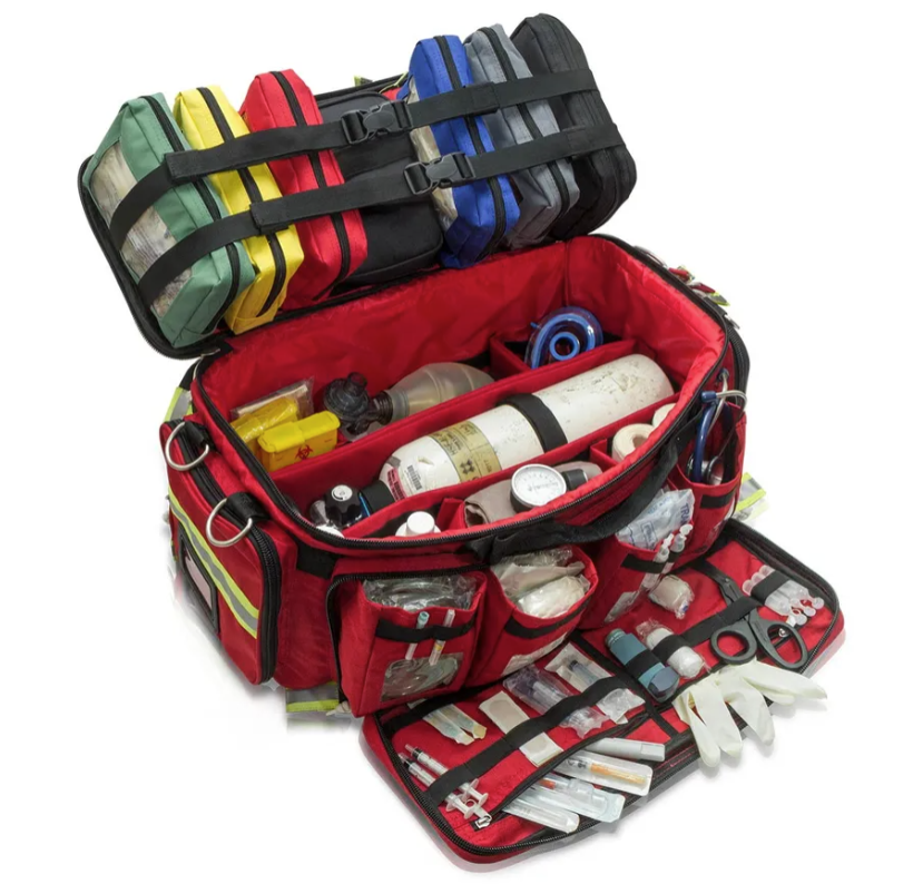 Elite Bag For Emergency Advanced Life Support - Red - Elite Bags