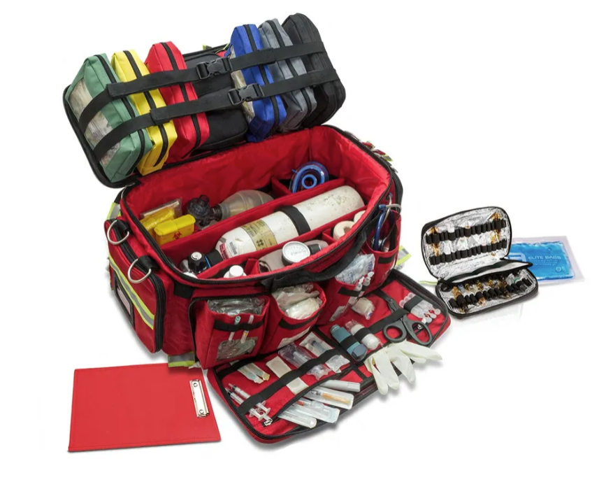 Elite Bag For Emergency Advanced Life Support - Red - Elite Bags